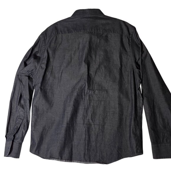 Untuckit Men’s Charcoal L/S Shirt L - Picture 2 of 9